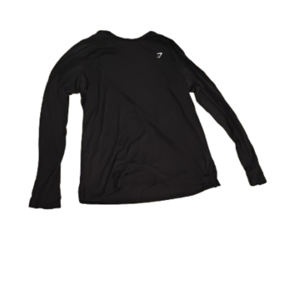 Gymshark Long Sleeve Black Athletic Tee Shirt Sz XL